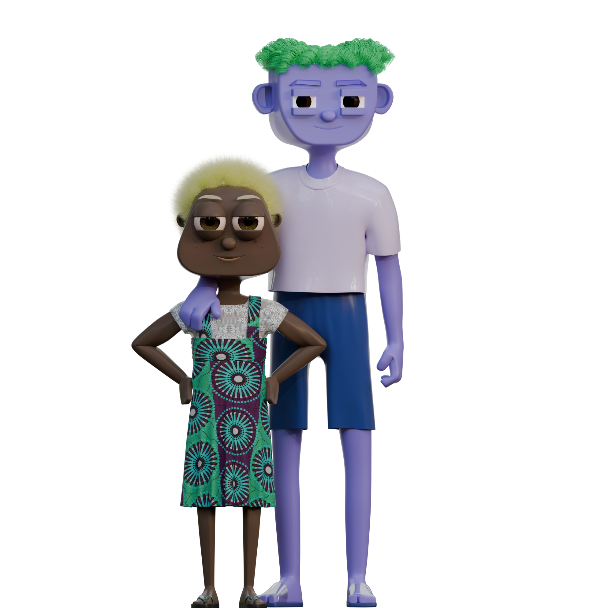 BLOCKH3ADS character